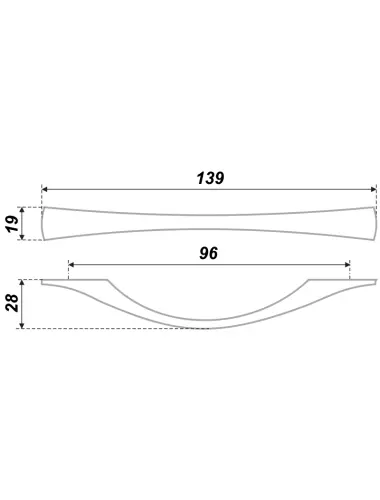 RS034SC.4/96 (Ручка мебельная) - 1