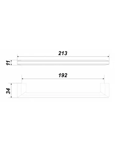 RS285BSN/SC.4/192 (Ручка мебельная) - 1