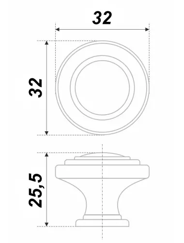 RC037BAZ.4= (Ручка мебельная) - 1