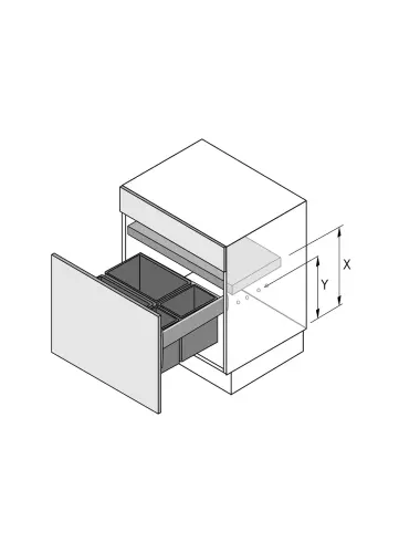 +AVANTECH YOU PULL, NL400, KB600 РАМА СИСТЕМЫ СБОРА МУСОРА  (9278340) - 3