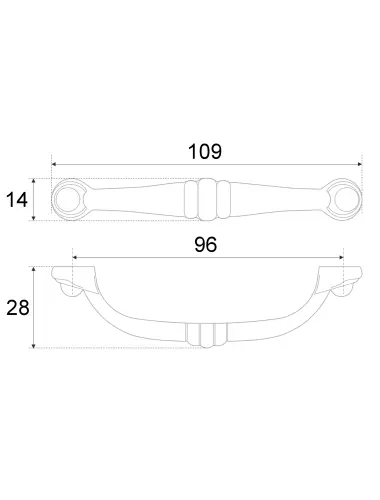 RS081AB.3/96= (Ручка мебельная) - 1