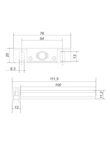 Полкодержатель P701ZN.0 - 1