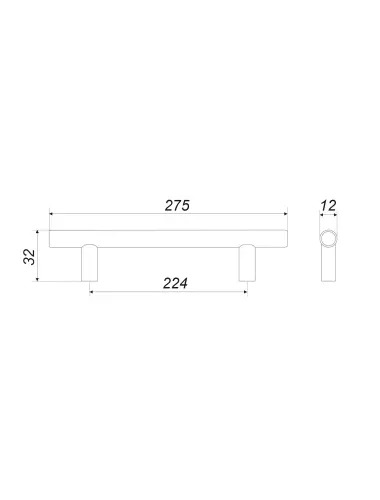 RR002W.5/224= (Ручка мебельная) - 2