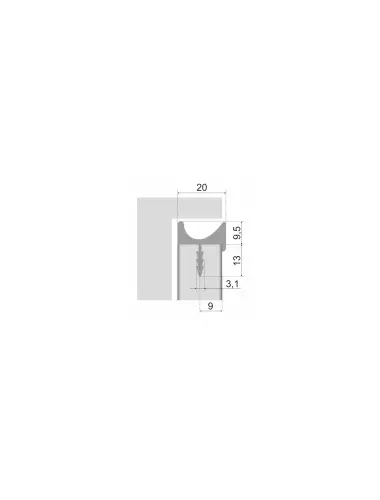 RP004BL.1/000/3000 (Ручка мебельная) - 1