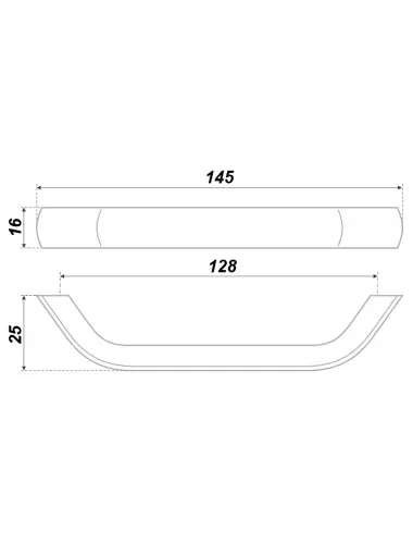 RS062CP.4/128= (Ручка мебельная) - 1