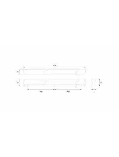 RS065BL.4/960= Ручка мебельная - 1