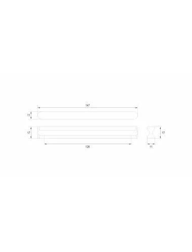 RS065BL.4/128= Ручка мебельная - 1