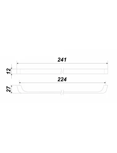 RS219SG.4/224= (Ручка мебельная) - 1