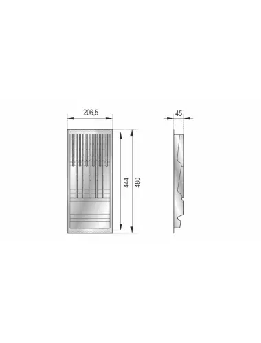 PC15/GRPH/206x480= Поддон пластиковый - 3