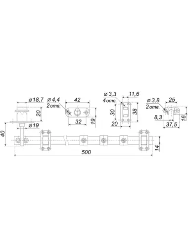 Замок Z409CP.4/500 Boyard - 4