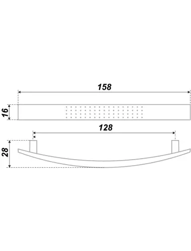 RS002CP.4/128 (Ручка мебельная) - 1