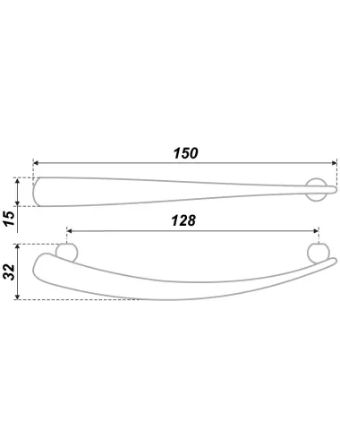 RS007CP.4/128 (Ручка мебельная) - 1