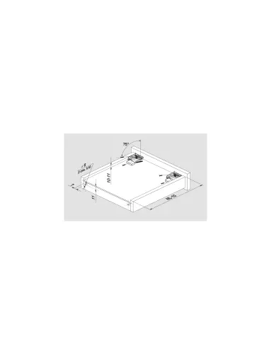 Направляющие BOYARD Скрыт DB8881Zn/400 B-SLIDE - 1