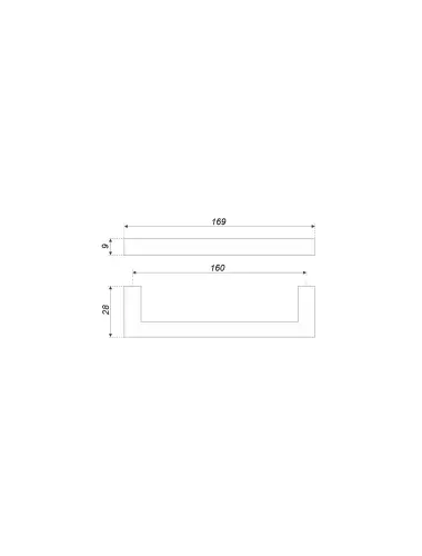 RS043W.4/160= (Ручка мебельная) - 3