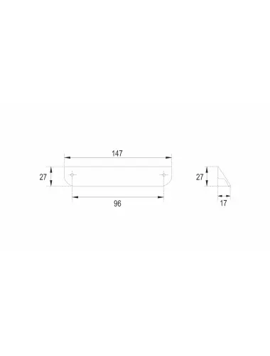 RS156BL.3/96=  (Ручка мебельная) - 1