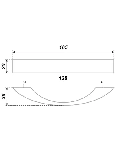 RS227BSN.4/128= (Ручка мебельная) - 1