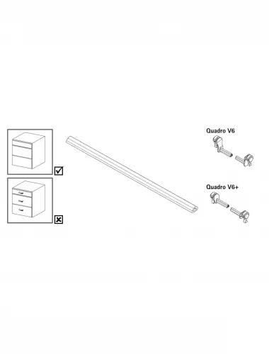 Hettich АДАПТЕР PUSH TO OPEN SYNCHRO ДЛЯ QUADRO V6 EB20, V6+ EB12,5/10,5/20, ТИП A (9219966) - 1