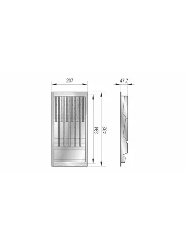 PC15/GRPH/206x430 Поддон пластиковый - 3