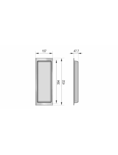 PC12/GRPH/157x430 Поддон пластиковый - 3