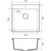 Мойка Granfest LEVEL LV-510  Топаз 510*500 - 2