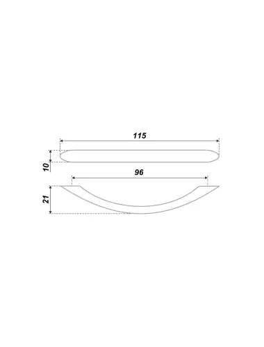 RS008SN.3/96= (Ручка мебельная) - 1