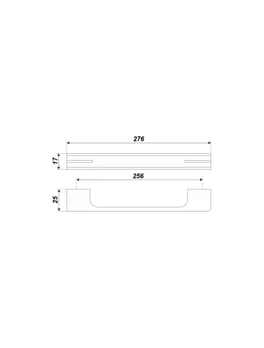 RS267CP/W.4/256= (Ручка мебельная) - 1