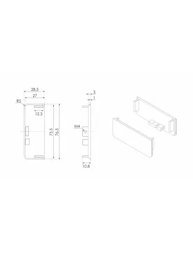 RZ050.04BL=(Ручка мебельная) - 1