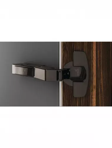 Hettich Петля Sensys 8639I,W30, чёрный обсидиан УГОЛ 95ГР,ЧАШКА TH52D35,НАКЛАДНАЯ, B2, (9091745) - 1