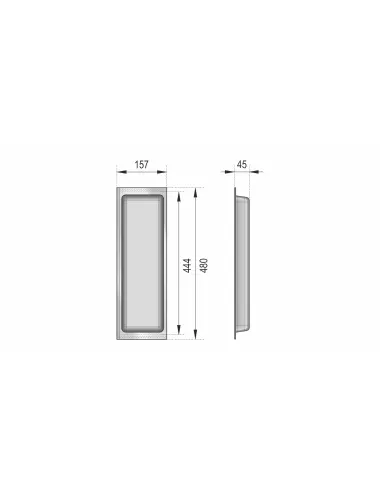 PC12/GRPH/157x480 Поддон пластиковый - 3